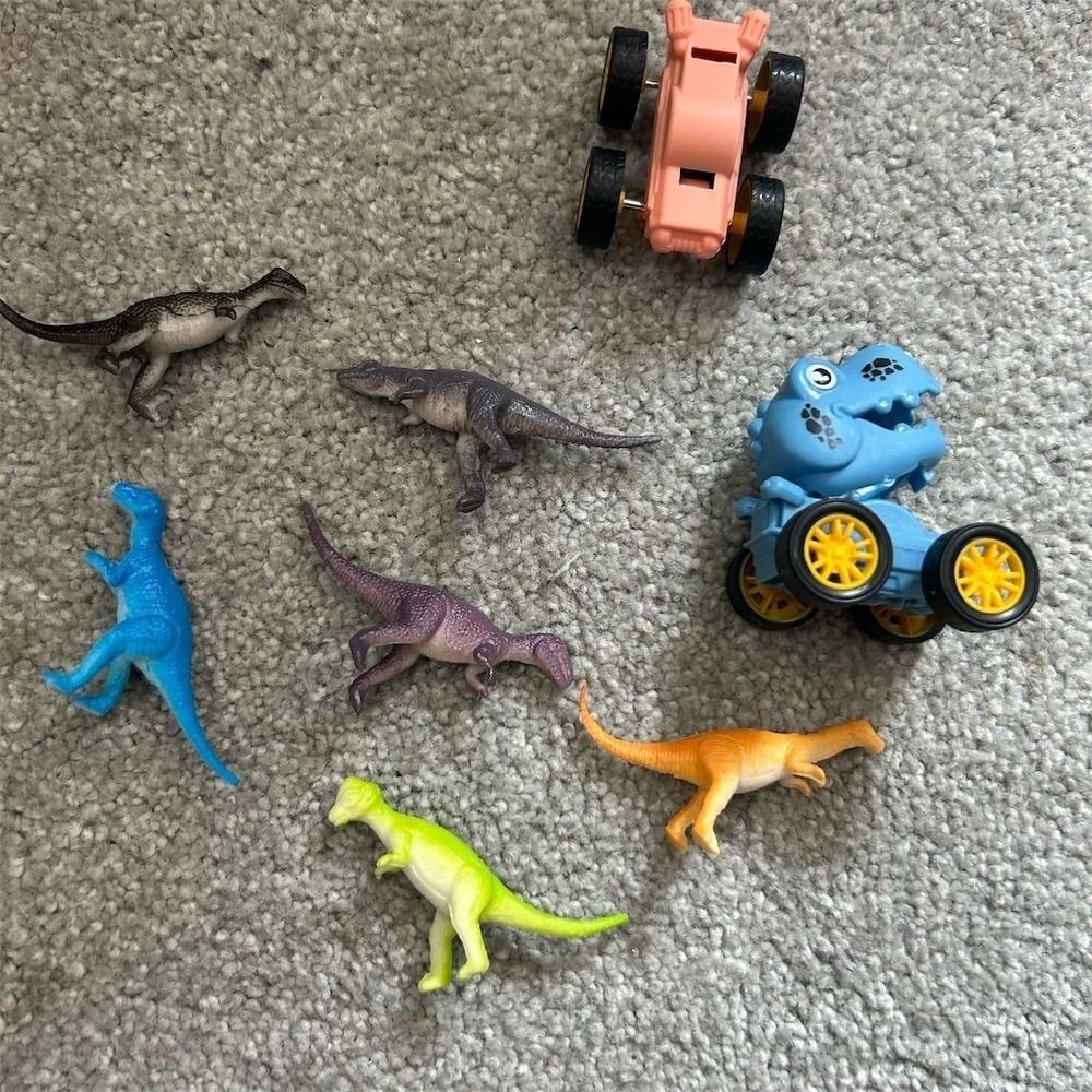Vintage‎ Dinosaur Toy Figure Lot for Kids Ages 3-4 Years